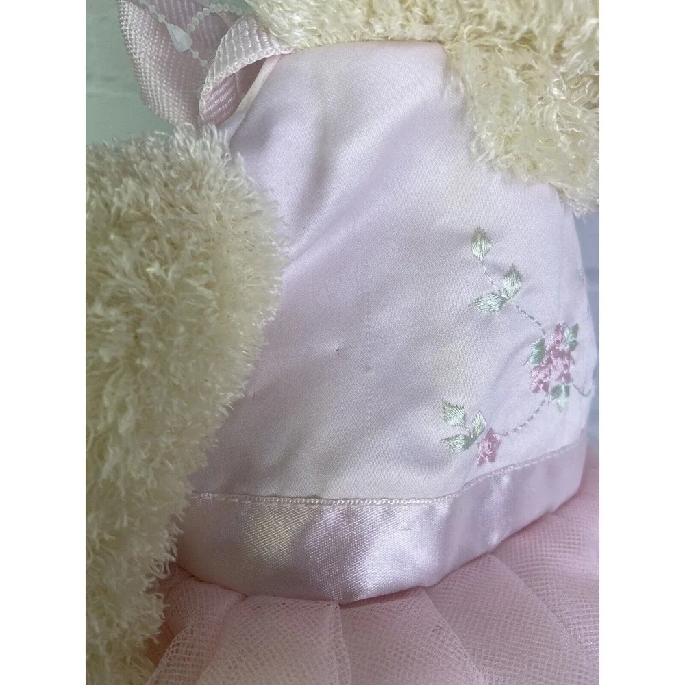 Bearington Collection Lil Ballerina Bunny Rabbit Plush Backpack Bag With Tutu